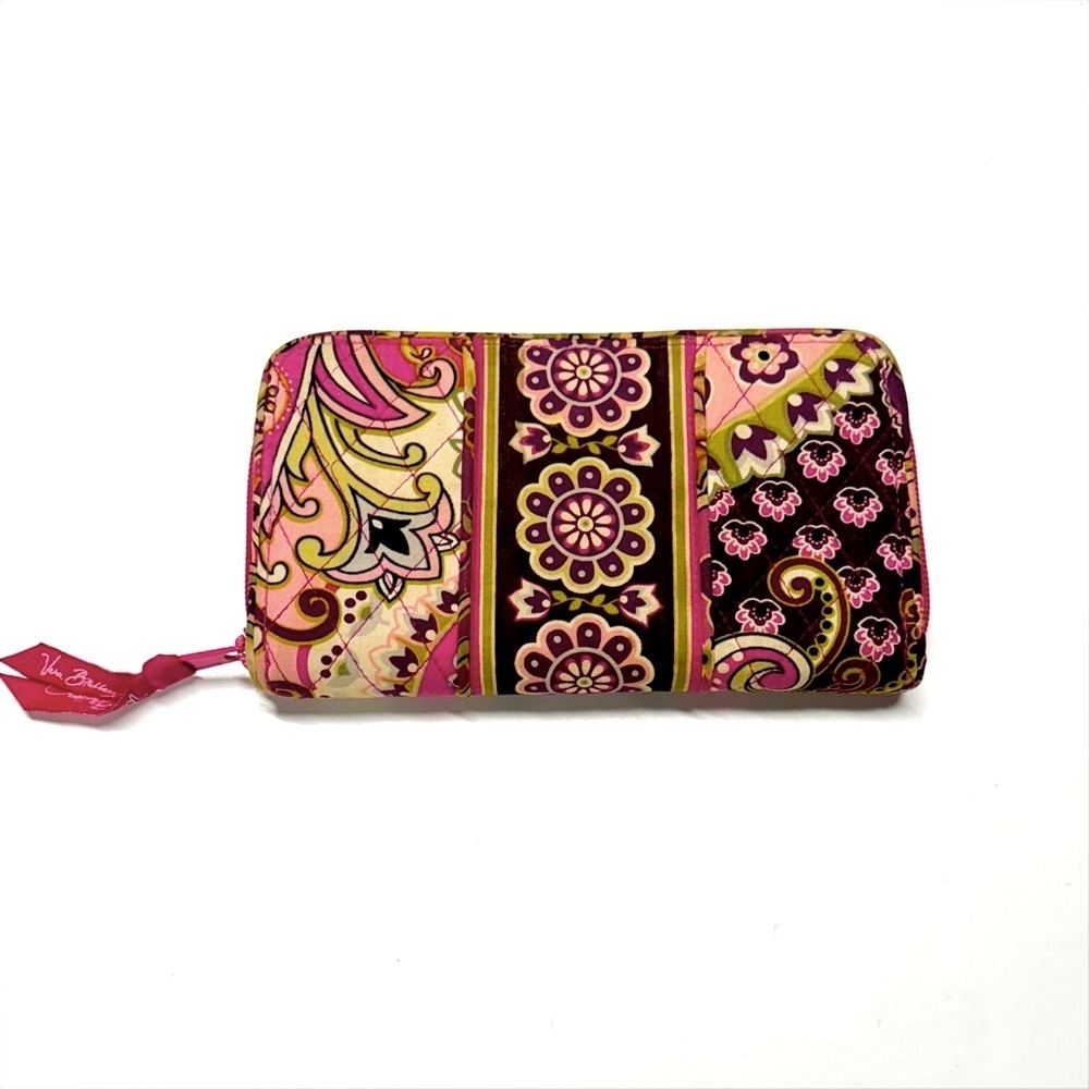 Vera Bradley | Very Berry Paisley Print Wallet